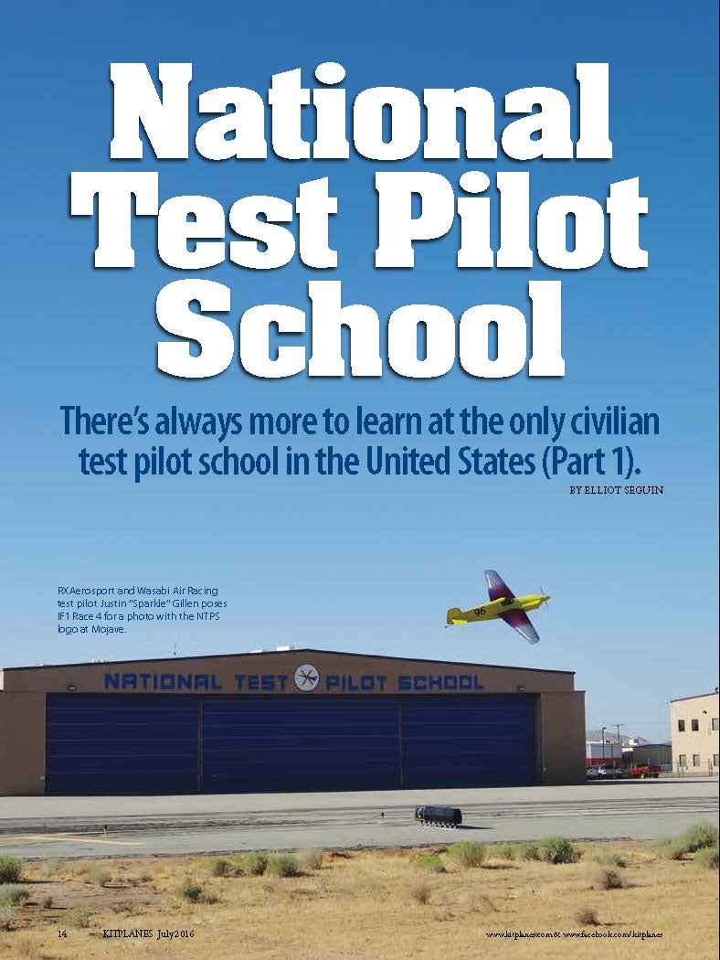 NTPS Kitplane National Test Pilot School